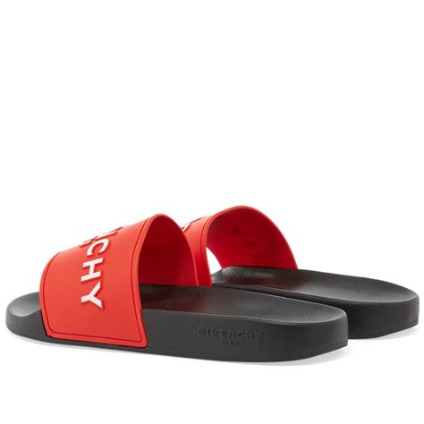 red and white givenchy slides|givenchy slides white and black.